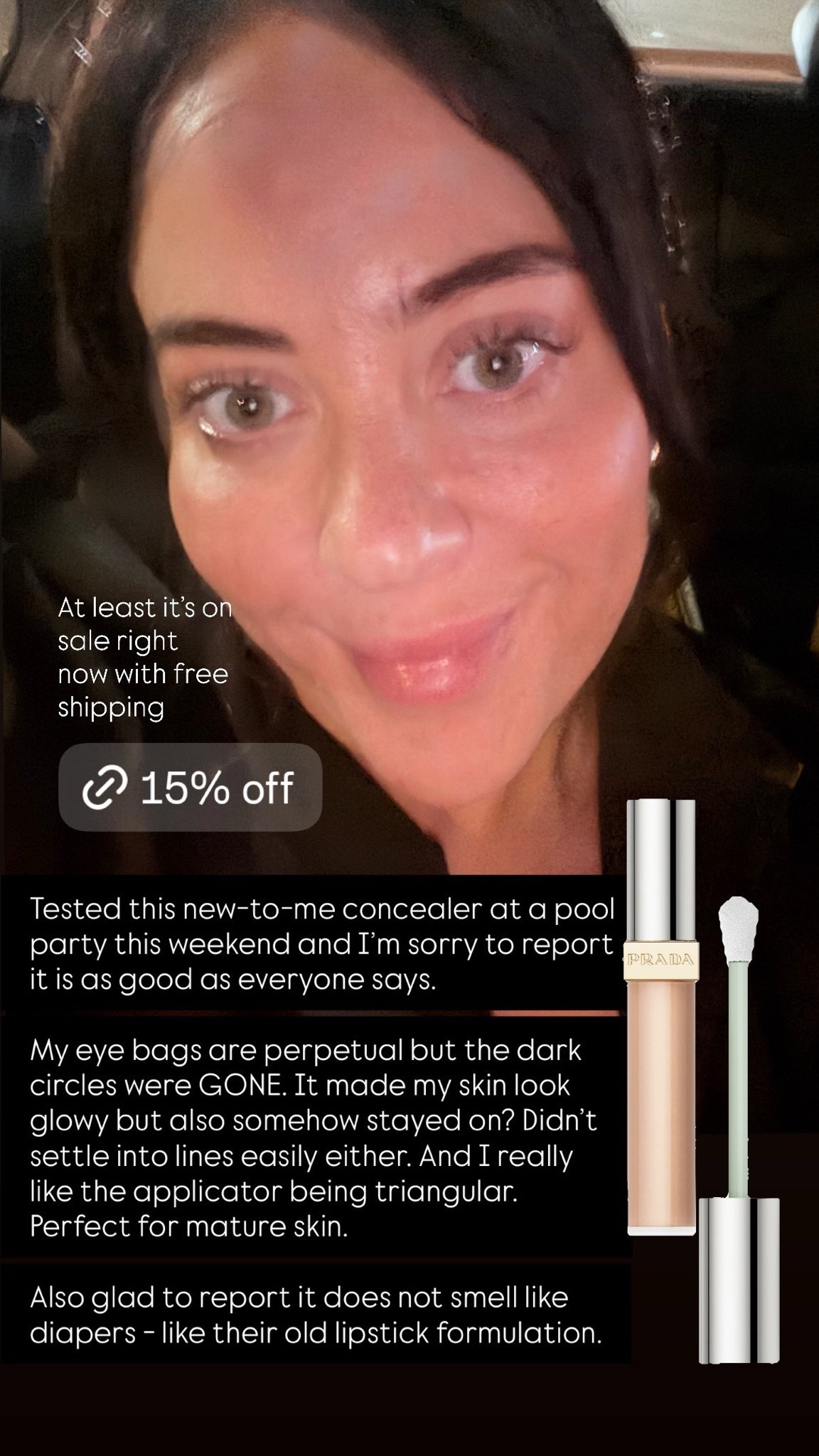 Expensive but 15% off right now + free shipping: This Nordstrom’s Blurring + Micro-Correcting Concealer with Peptides is GOOD. It virtually erased my dark undereye circles and didn’t settle into my fine lines. I also tested it out at a pool party, and it stayed on all night while also giving me a nice luminous glow.

#LTKSaleAlert #LTKBeauty #LTKselfcare