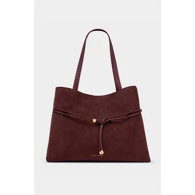 Katie Loxton Lori Tote Bag in Desert Sand Suedette at Nordstrom | Nordstrom