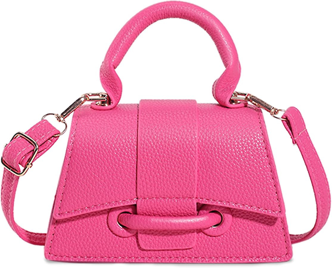 Pink Handbag For Women, Ladies Top Handle Bag, Mini Everyday Purse, Cute Satchel Purse, Small Sho... | Amazon (US)