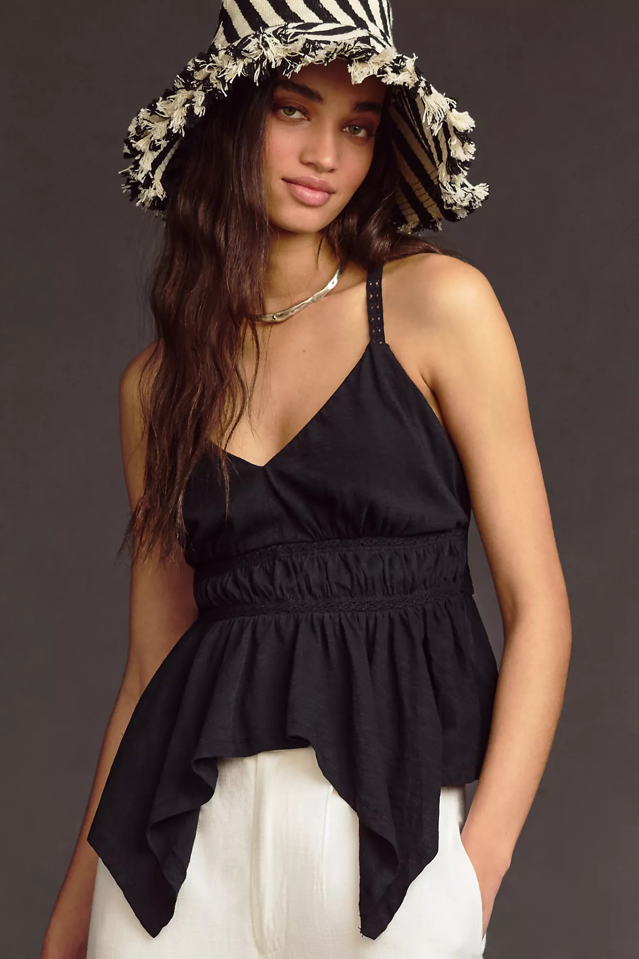 By Anthropologie V-Neck Asymmetrical Top | Anthropologie (US)