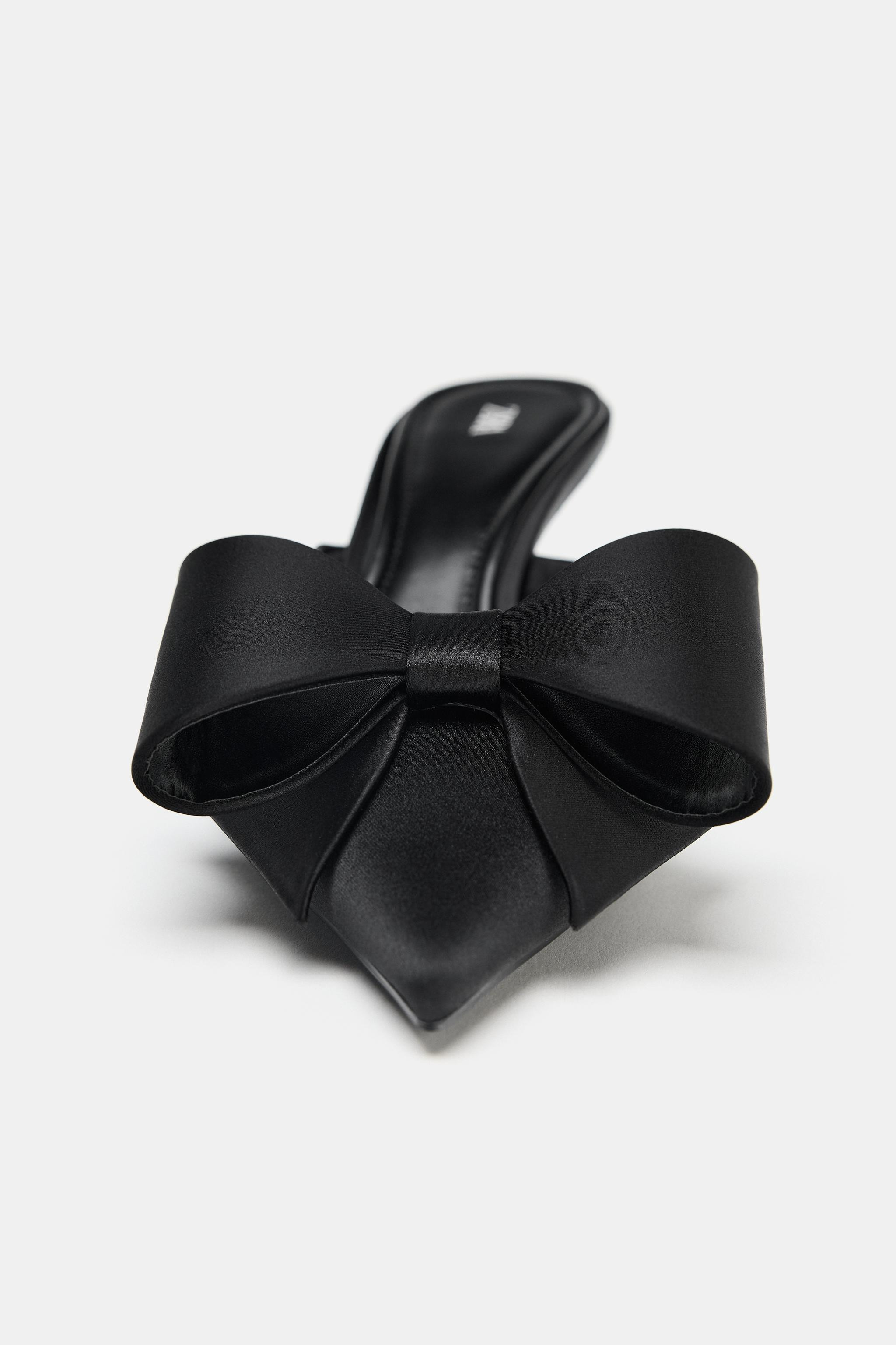 BOW HEELED MULES | Zara US