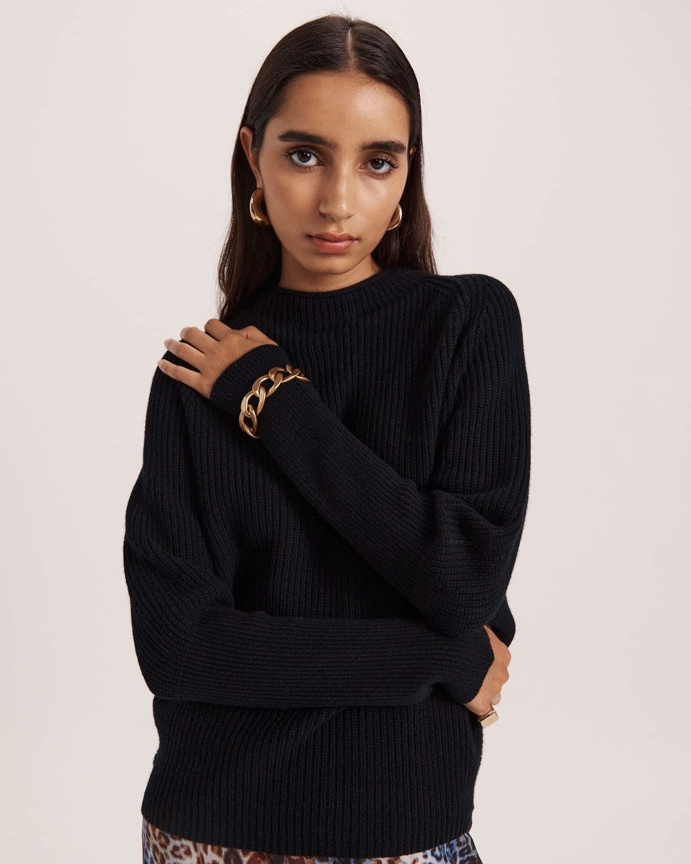 SABA - Nora Wool Batwing Sweater - Jumpers & Cardigans (black) Nora Wool Batwing Sweater | THE ICONIC (AU & NZ)