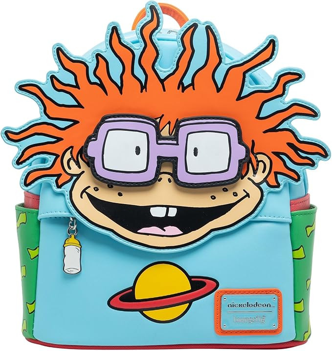 Loungefly Nickelodeon Rugrats Chuckie Cosplay Women's Backpack With Removable Glasses | Amazon (US)