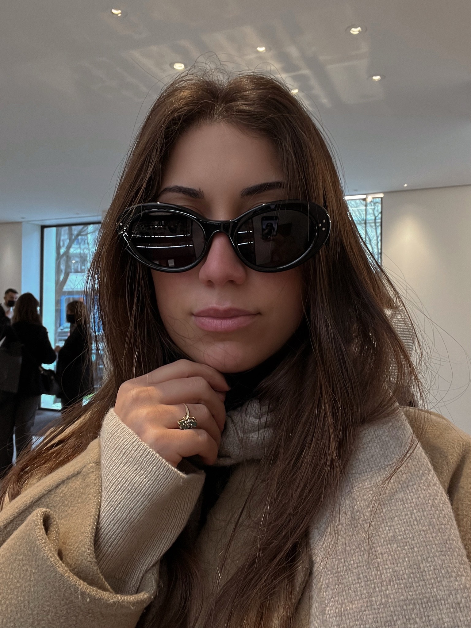 these round black Celine sunglasses are my favorite update to a cat eye 