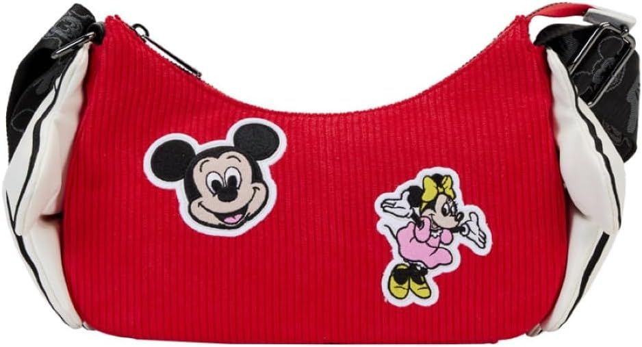 Loungefly Disney100 Mickey and Minnie Classic Gloves Crossbody Bag | Amazon (US)