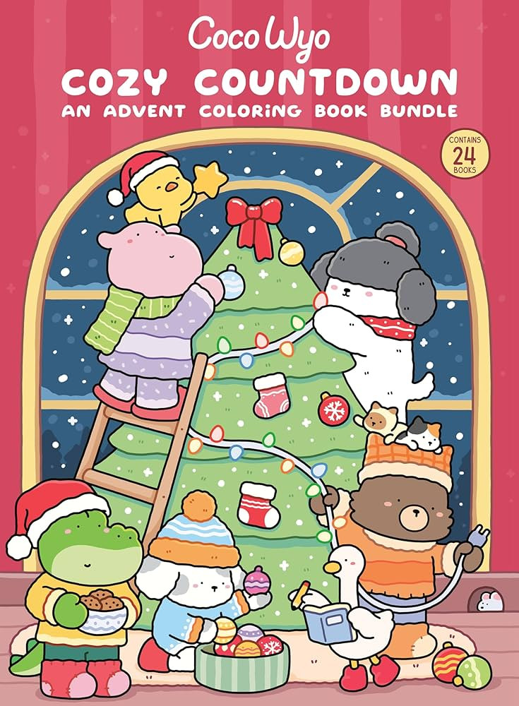 Cozy Countdown: An Advent Coloring Book Bundle | Amazon (US)