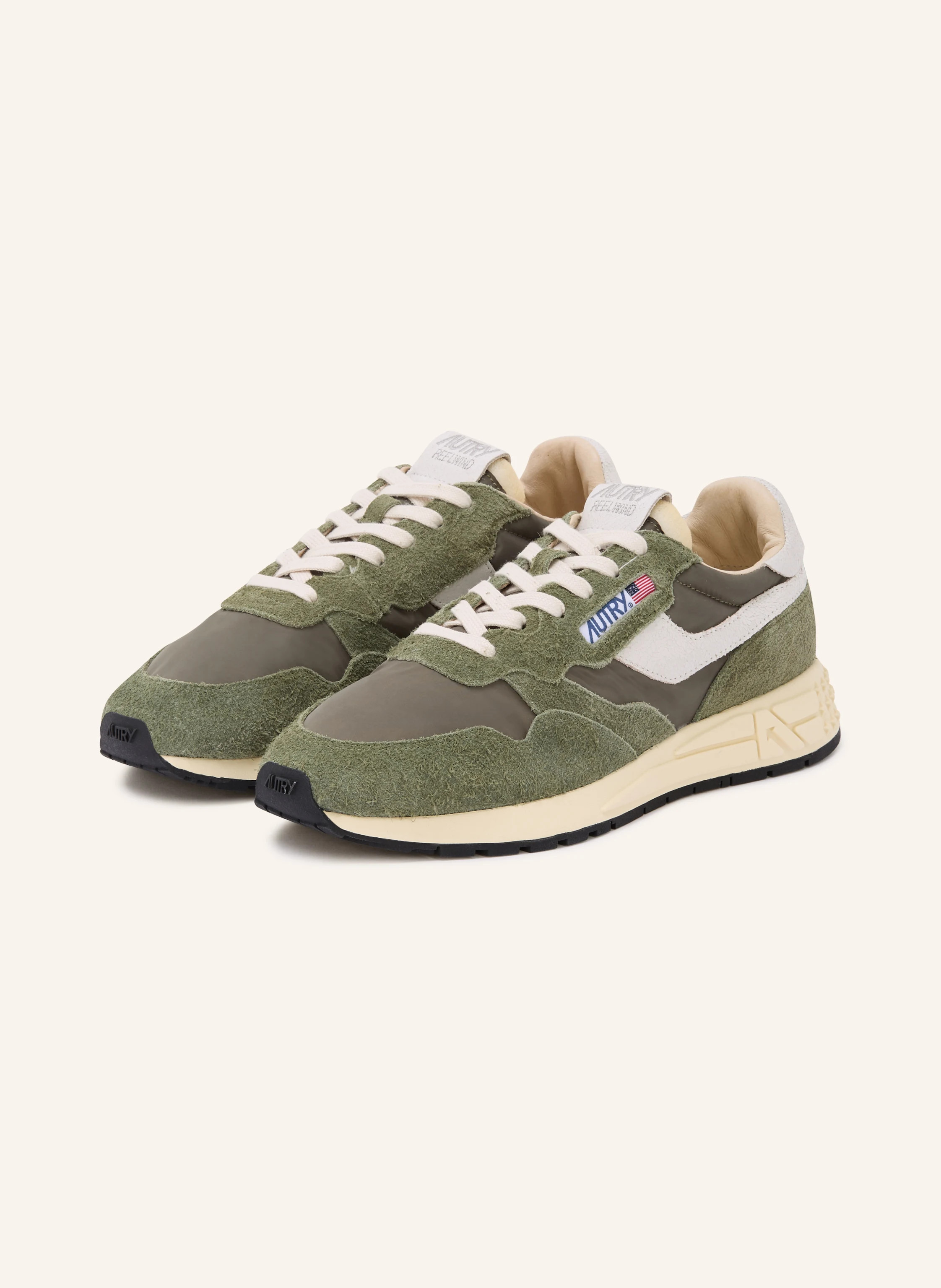 AUTRY Sneaker REELWIND LOW in oliv / weiss | Breuninger (DACH)