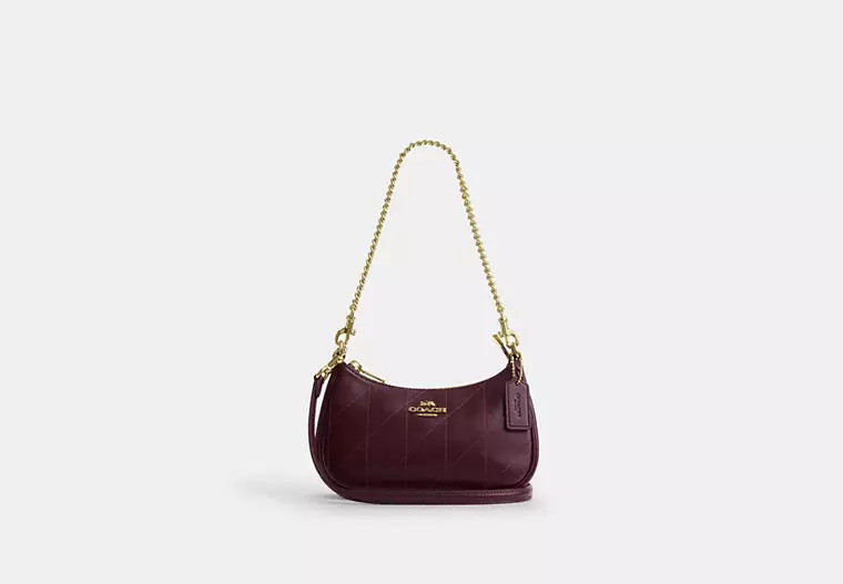 Coach Outlet Teri Crossbody Bag With Quilting - Red, Size: Mini | Coach Outlet US