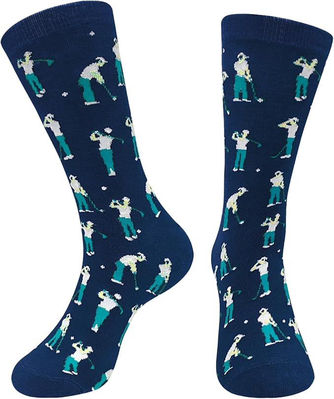 Queen Hero Funny Golf Socks for Men,Hilarious Golf Gifts For Men Novelty Athletic Socks for Golfe... | Amazon (US)