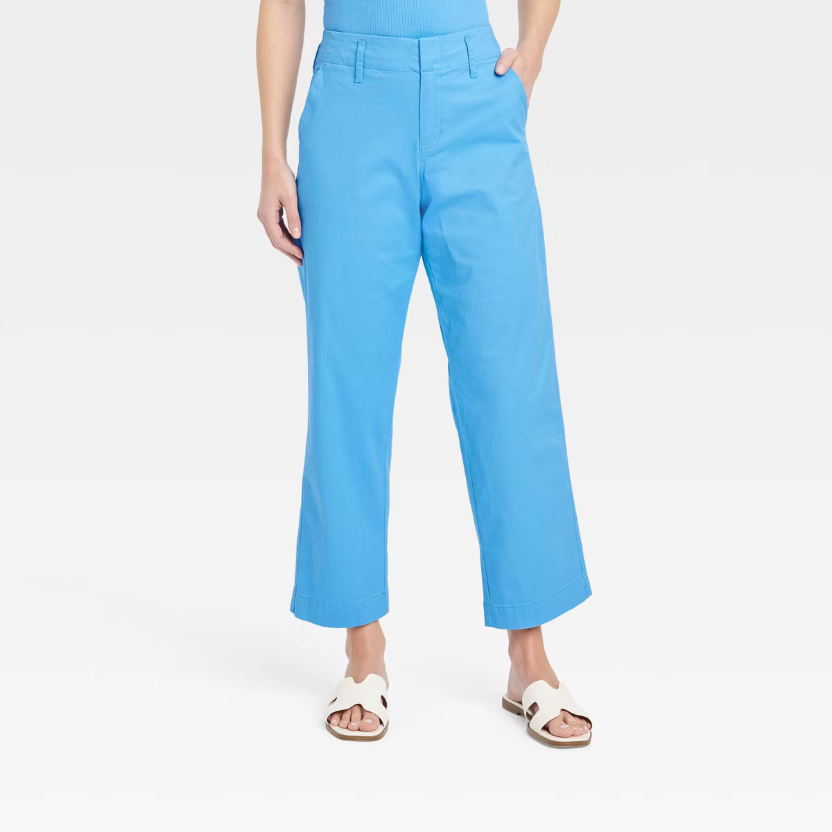 Women's High-Rise Straight Ankle Chino Pants - A New Day™ | Target