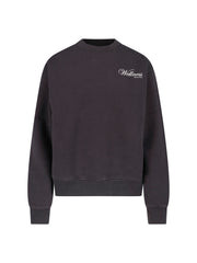 Sporty & Rich Logo-Embroidered Sweatshirt — Brown | Italist Inc.