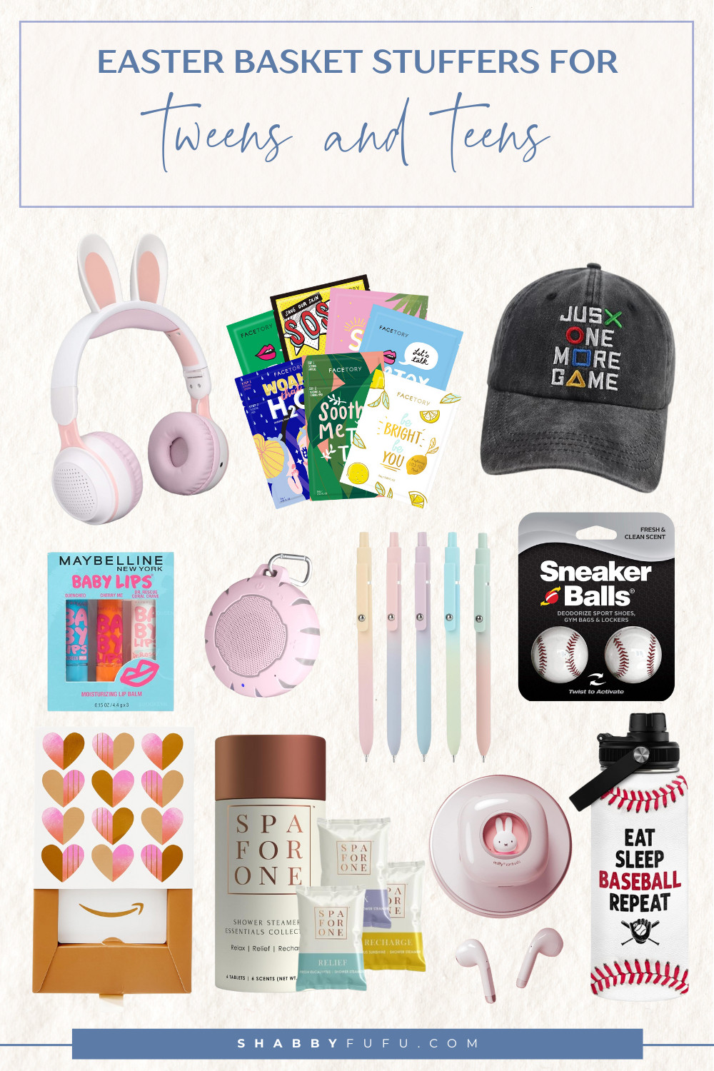Skip the candy overload! These teen-approved Easter basket ideas – bunny headphones, face masks, and gaming gear – speak their language. Practical yet fun gifts they'll actually use long after the holiday hop-pens!
#ltkfinds #liketkit #easter #lkteaster #easterstuffers #amazonfinds #targetfinds
 

 

#LTKGiftGuide #LTKSeasonal #LTKFamily