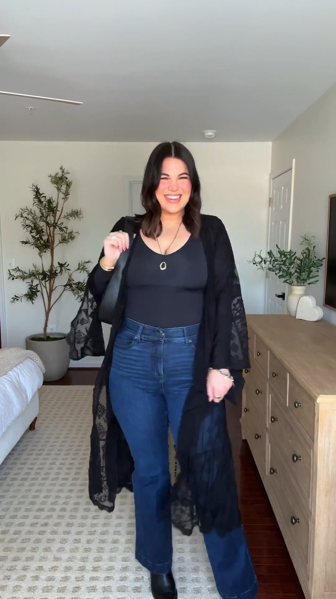 Had a request to share an outfit with cowboy boots 🤠 I shared one with a skirt at the beginning of Jan but I also wanted to share another option with denim if that’s more of your vibe! And these jeans 😮‍💨🔥

Jeans - size 10L @Torrid 
Long sleeve - xl 
Lace top - 0
Boots - 10 wide calf 


#LTKMidsize #LTKootd #LTKSeasonal