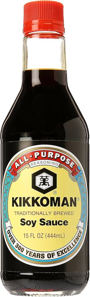 Kikkoman Naturally Brewed Soy Sauce, 15 oz | Amazon (US)