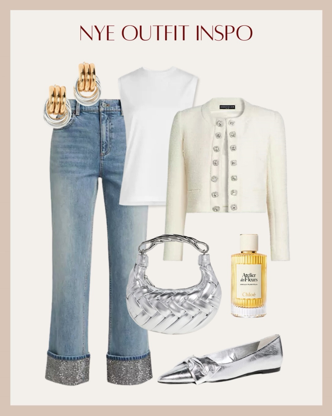 Casual chic for NYE.  Loving these Alice + Olivia embellished jeans—perfect for a relaxed yet stylish way to ring in the new year! #NYEStyle #CasualChic #AliceAndOlivia #EmbellishedDenim #NewYearsEveLook #EffortlessStyle #ChicAndComfy #CheersTo2024 #PartyReady #RelaxedGlam



#LTKHoliday #LTKParties #LTKStyleTip