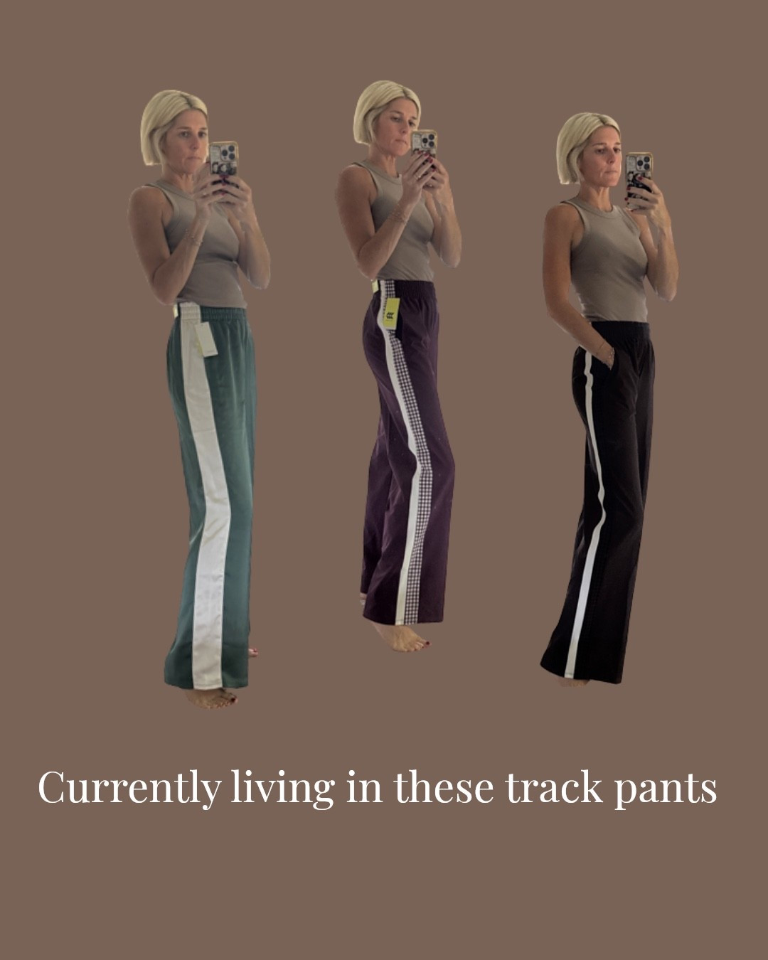 Track pants!!! $40

#LTKootd #LTKTravel