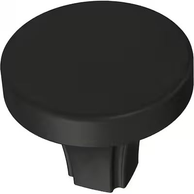 Brainerd  Classic Inset 1-1/4-in Matte Black Round Traditional Cabinet Knob | Lowe's