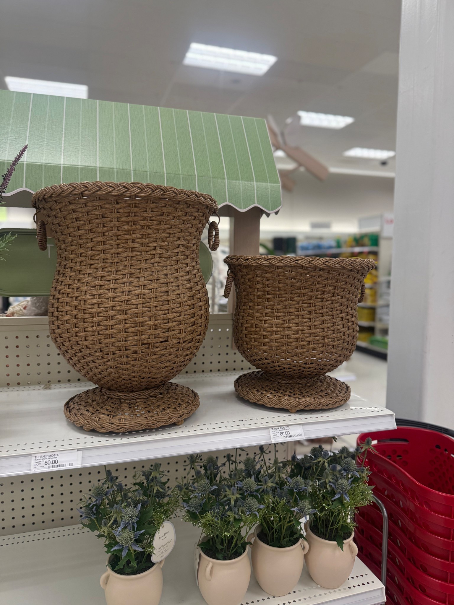 Threshold woven planters! These are sooo nice and are made of that plasticy material so I think they will hold up well outside! Comes in two sizes! 

#LTKHome #LTKMothersDay #LTKSeasonal