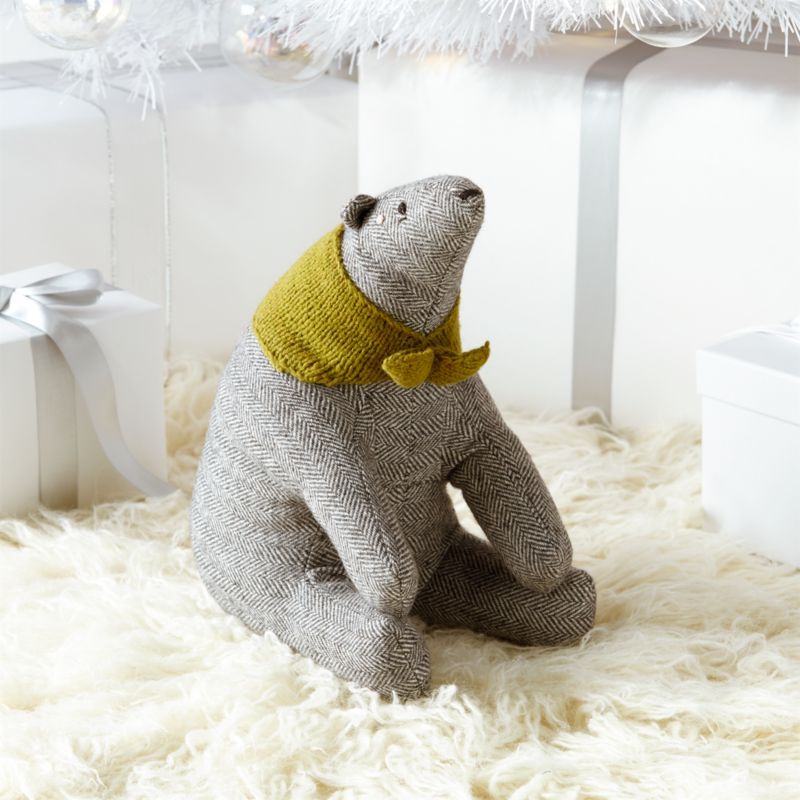 Baby Plush Bear Stuffed Animal | Crate & Barrel