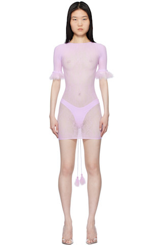Purple Vanderpool Minidress | SSENSE