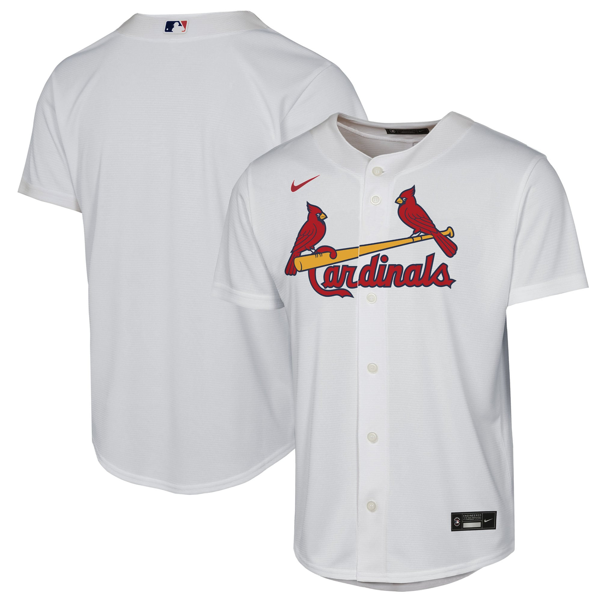 Youth St. Louis Cardinals  Nike White Home Replica Jersey | MLB Shop