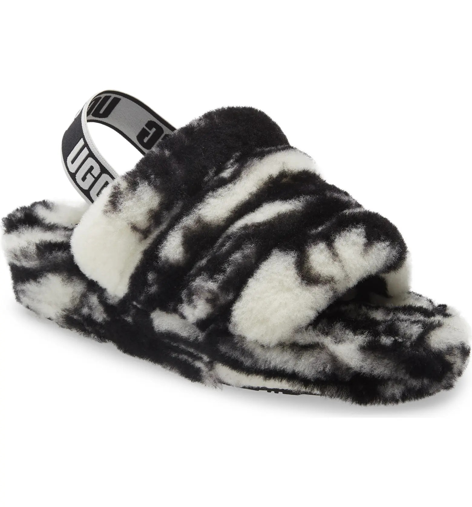 Fluff Yeah Genuine Shearling Slingback Sandal | Nordstrom