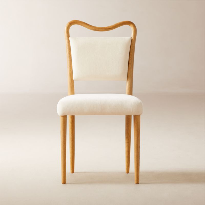 Monte Modern White Upholstered Dining Chair + Reviews | CB2 | CB2