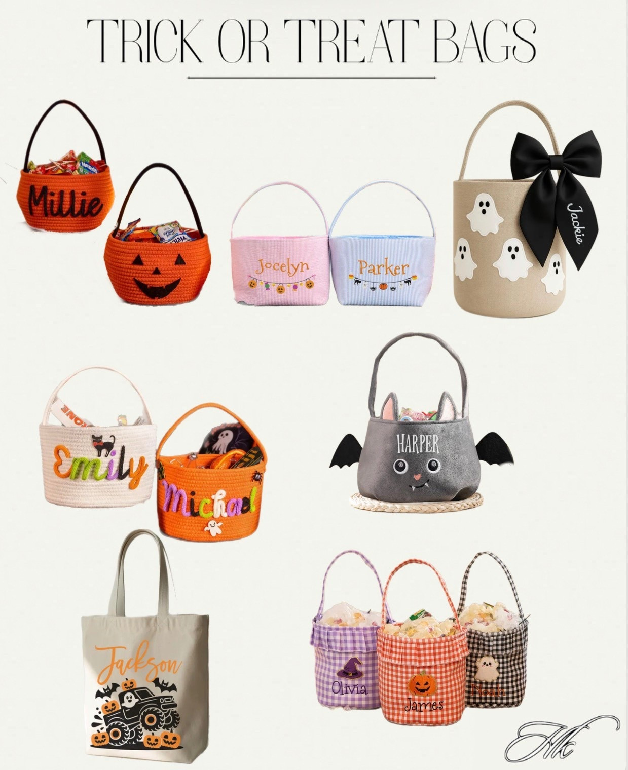 Kids Halloween Trick or Treat Bags & Boo Baskets 

#LTKSeasonal #LTKKids #LTKHalloween
