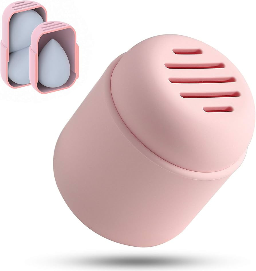 BEZOX Makeup Sponge Holder, Silicone Travel Beauty Sponges Case, Cosmetic Face Blender Drying Con... | Amazon (US)