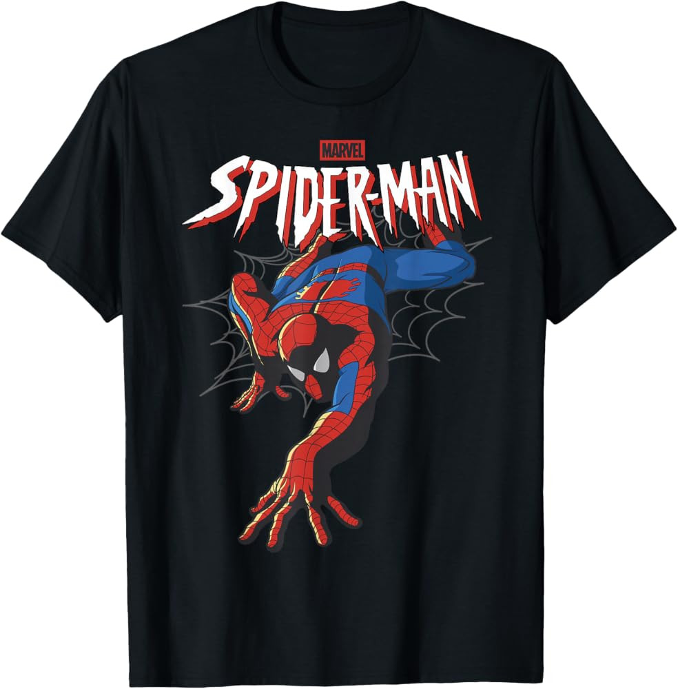 Marvel Comics Spider-Man Iconic Pose T-Shirt | Amazon (US)