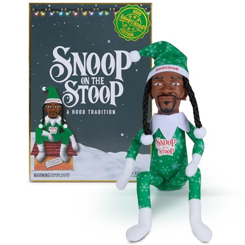 Snoop Dogg Snoop on The Stoop 2025 Christmas Elf, Shelf Decor, 12” Small Plush Collectible Figurine, Big Box | Amazon (US)