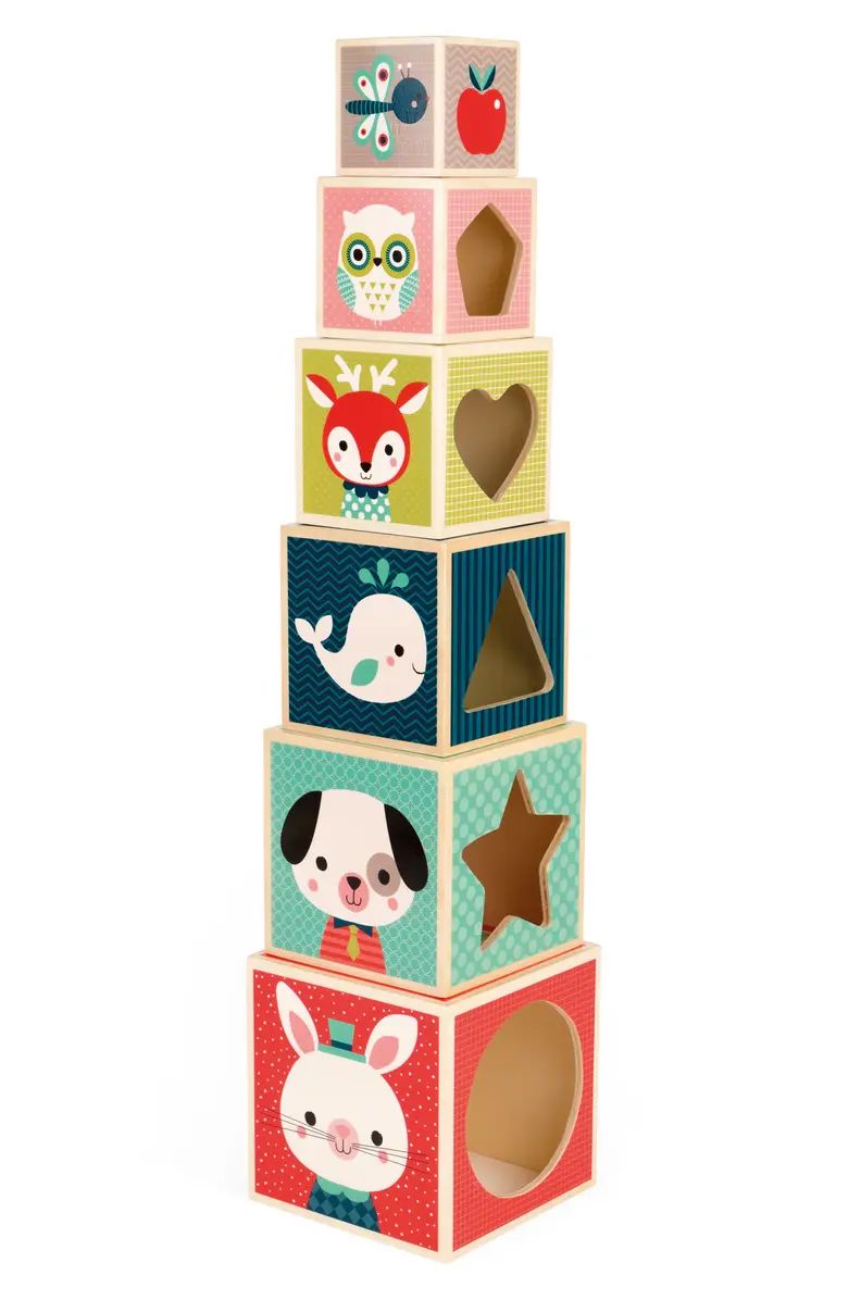 6-Block Pyramid Stacking Toy | Nordstrom