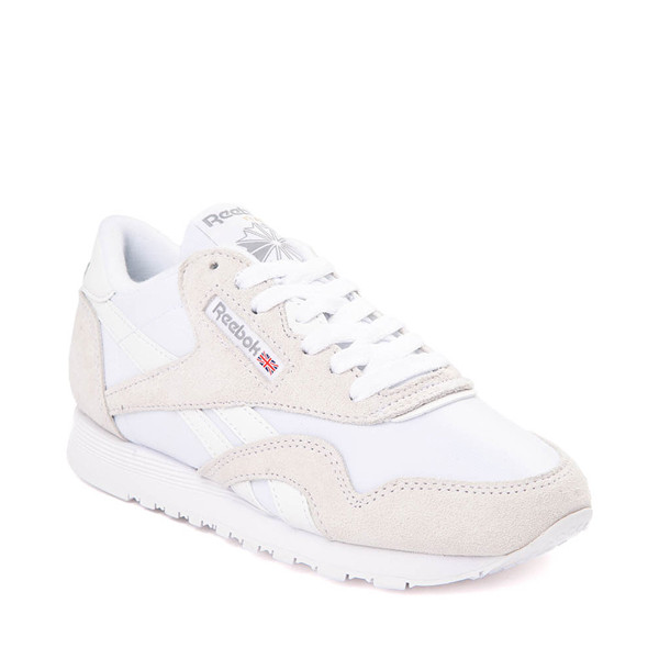 Womens Reebok Classic Nylon Athletic Shoe - Chalk / White | Journeys