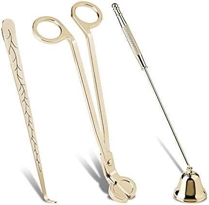 calary Candle Wick Trimmer, Candle Snuffer and Wick Dipper & Candle Accessory Set, 3 in 1 Candle ... | Amazon (US)