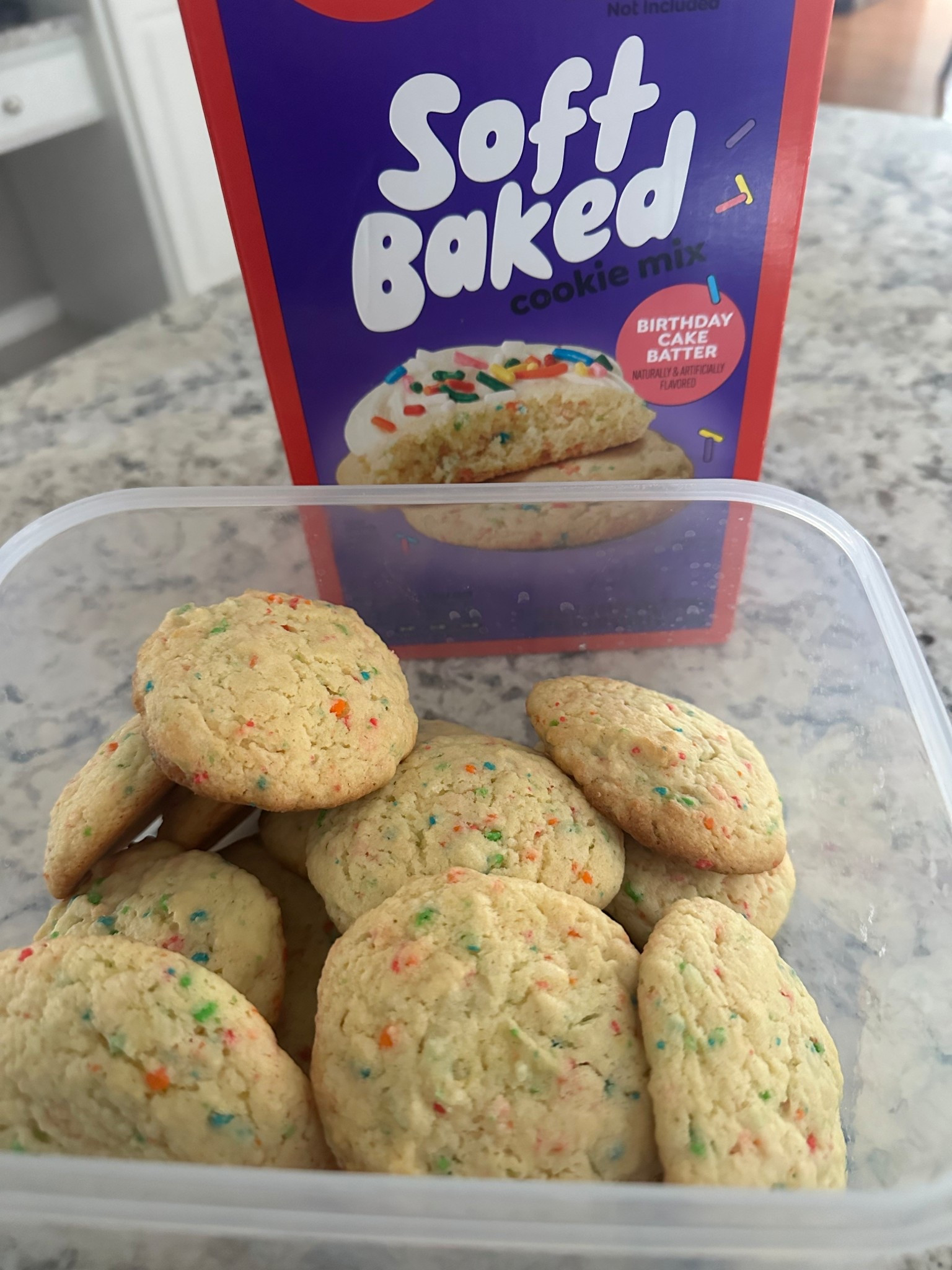 Snow day baking over here!

We made the birthday cake soft baked cookies and honestly…they’re really good. Like I already had two and I’m not sorry. 😂 

Are you a soft cookie person or crispy?

Follow me for daily finds + real life in between 🤍

#SnowDay
#MomLife
#SimpleMoments
#HomeWithKids

#LTKdayinmylife #LTKKids #LTKfoodie