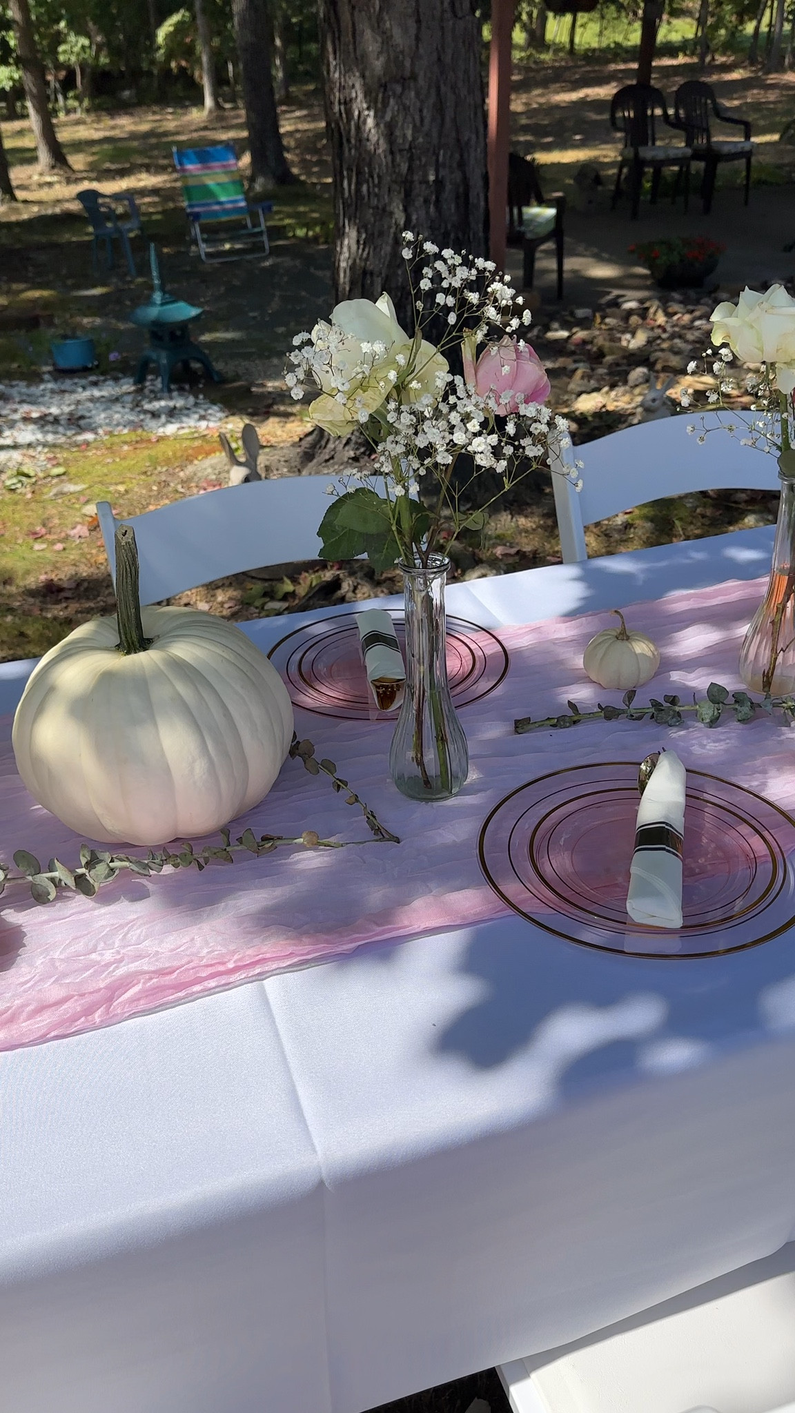My tablescapes for the guest tables at my baby shower! 🥰💕 

#babyshower #pinkbabyshower 

#LTKBaby #LTKFindsUnder50 #LTKParties