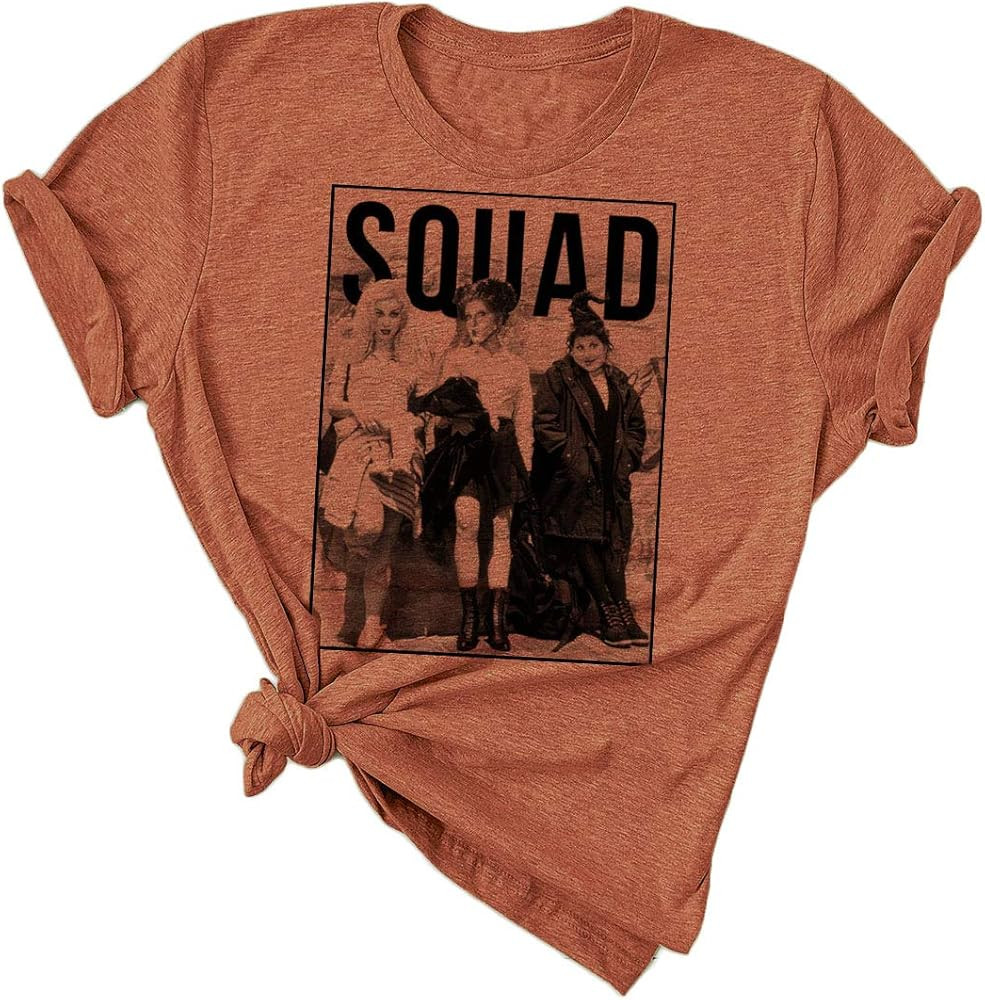 Sanderson Sisters Shirt Womens Funny Halloween Tshirt Fall Tee Tops | Amazon (US)