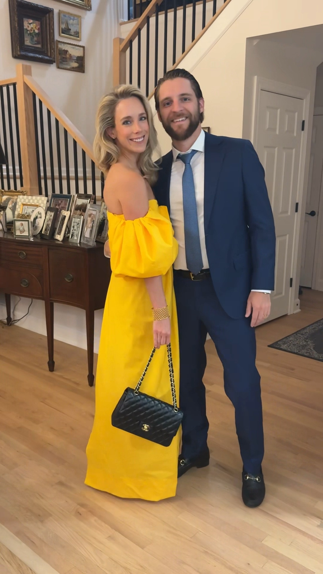 Yellow gown maxi dress off shoulder dress robe

#LTKgrwm #LTKootd