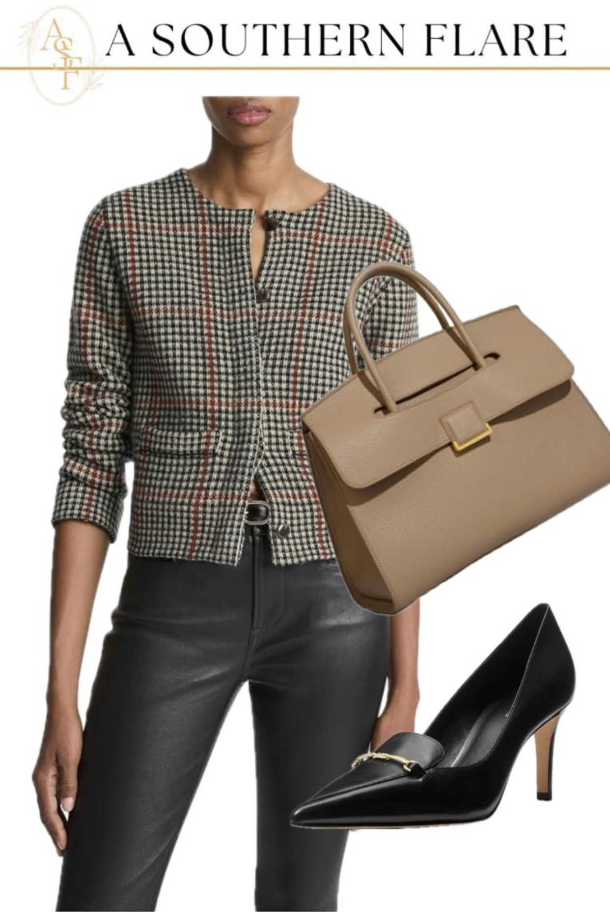 Fall fashion, casual outfits, bag, heels, jacket, workwear 

#LTKFindsUnder50 #LTKWorkwear #LTKShoeCrush
