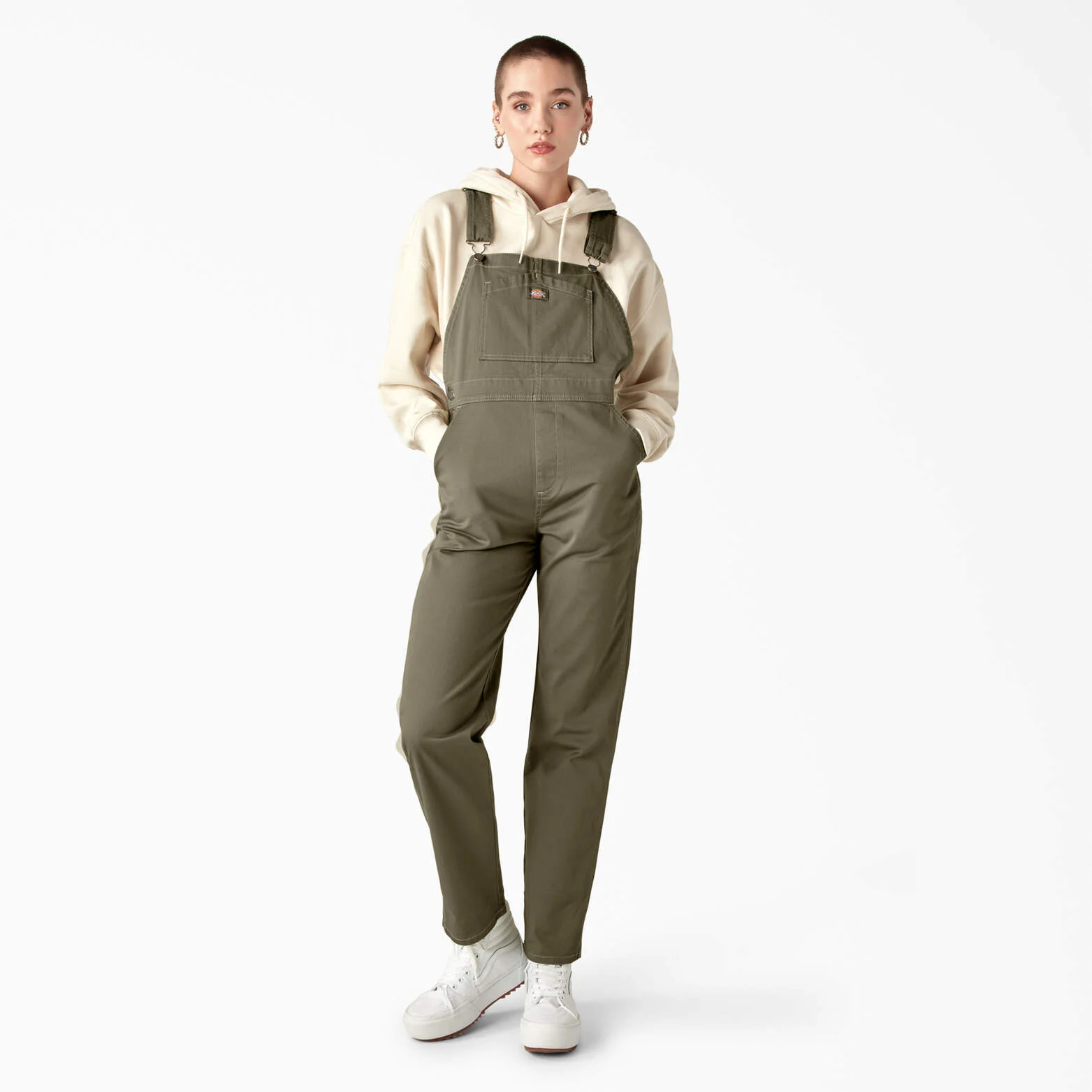 Women's Regular Fit Bib Overalls | Shop Simon
