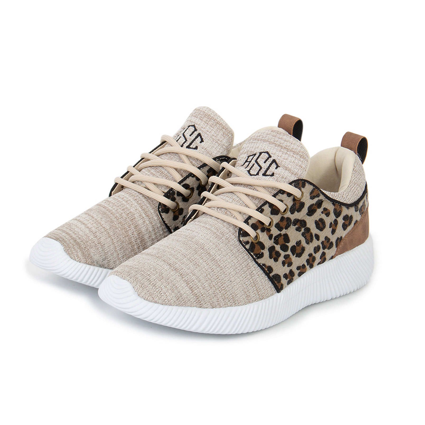Monogrammed Leopard Sneakers | Marleylilly