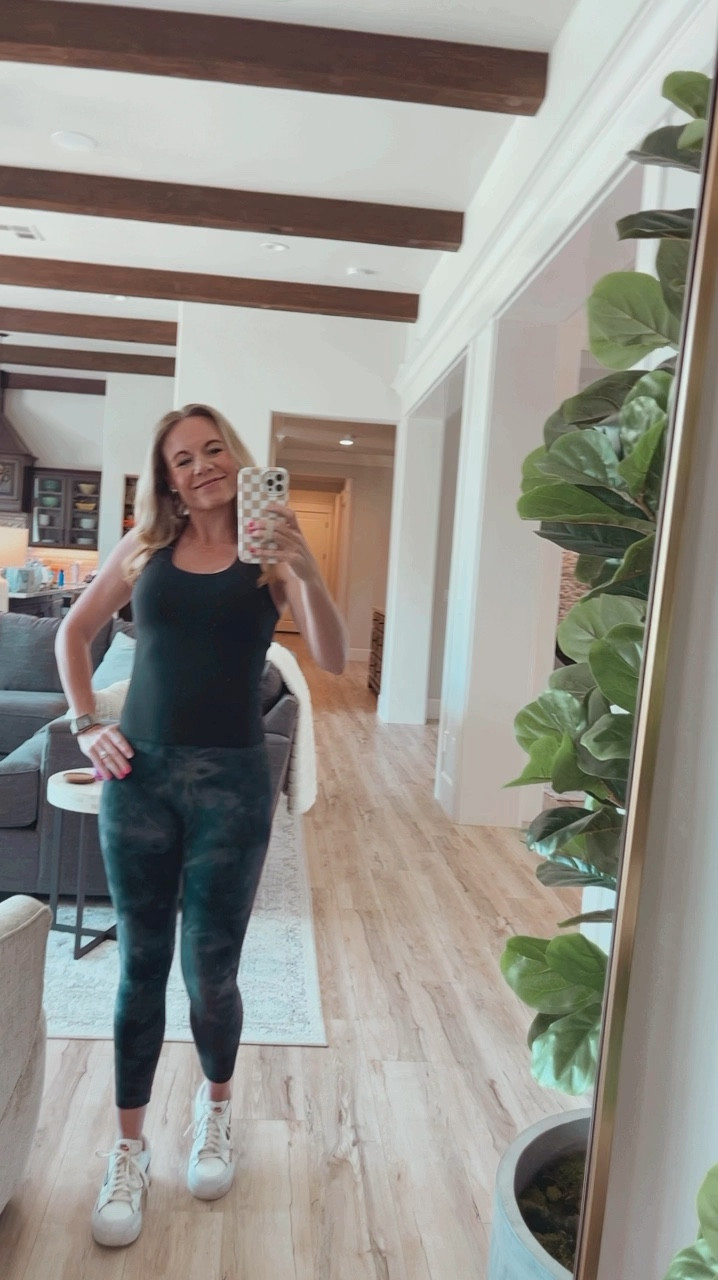 Busy mom of four, + twins wearing my “mom uniform” in this super cute athleisure outfit with these tending Nike shoes. So comfortable, but I still feel so cute and put together as I chase small kids around. 

#LTKstyletip #LTKActive #LTKfitness