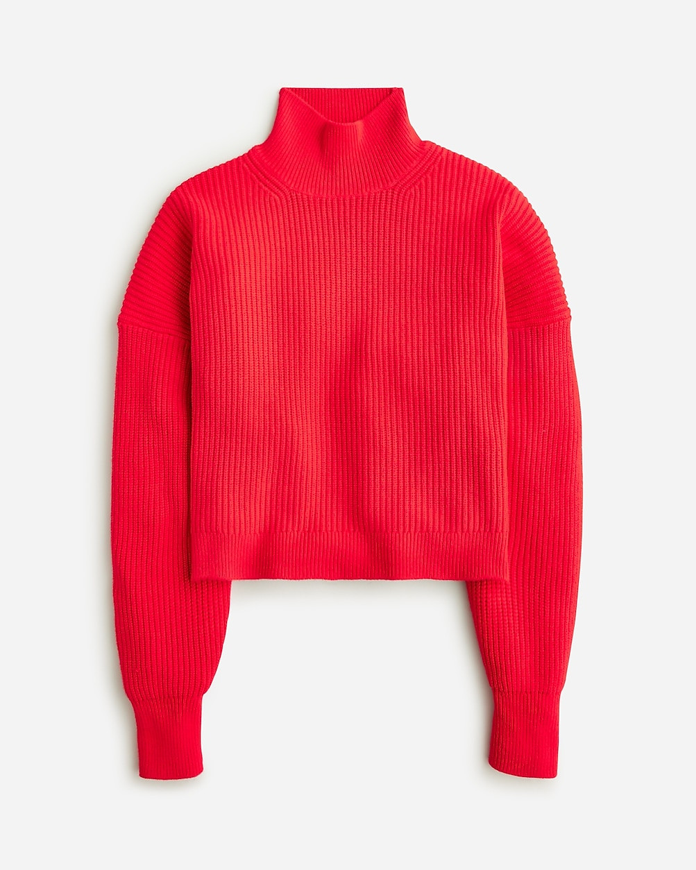 Ribbed turtleneck sweater in stretch yarn | J. Crew US