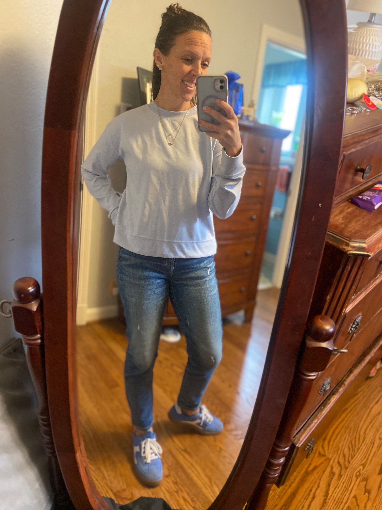 Soccer mom afternoon look - this sweatshirt is so soft.  My tennis shoes are on sale for $15, and have more colors in stock.  


#LTKFindsUnder100 #athleta #LTKU #LTKOver40 #tennisshoes #walmart #LTKSaleAlert #under20 #budgetfriendly #scubasweatshirt #sweatshirt 

#LTKmomlife #LTKootd #LTKdayinmylife