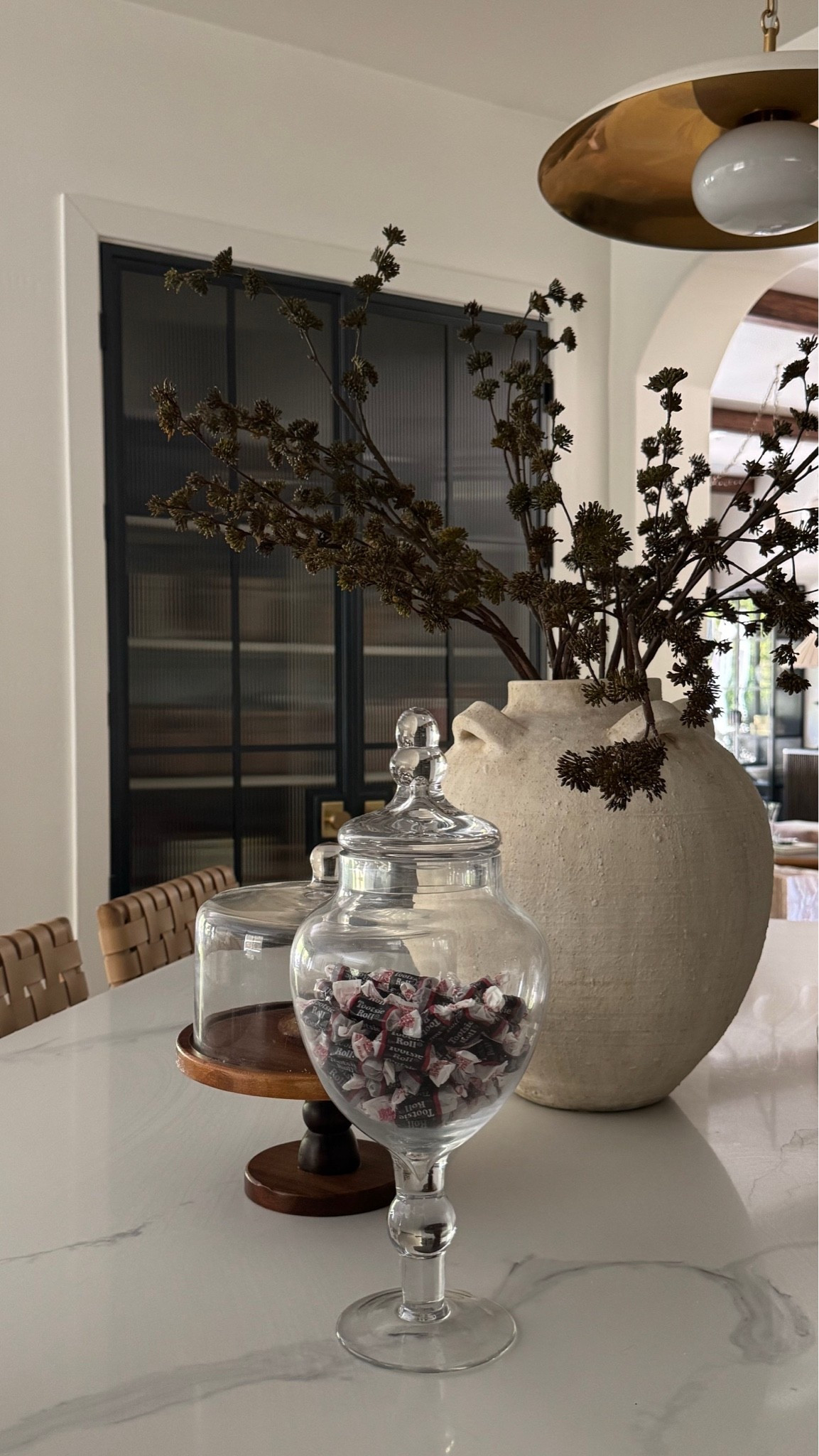 Kitchen counter decor . 

Glass apothecary jars are the perfect candy storage solution for holidays and entertaining.

#LTKHome