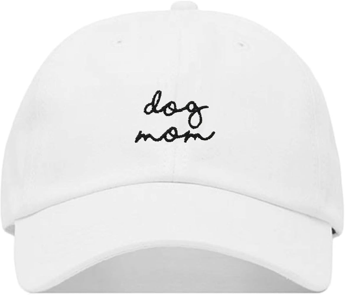 Dog Mom Baseball Hat, Embroidered Dad Cap, Unstructured Soft Cotton, Adjustable Strap Back (Multi... | Amazon (US)