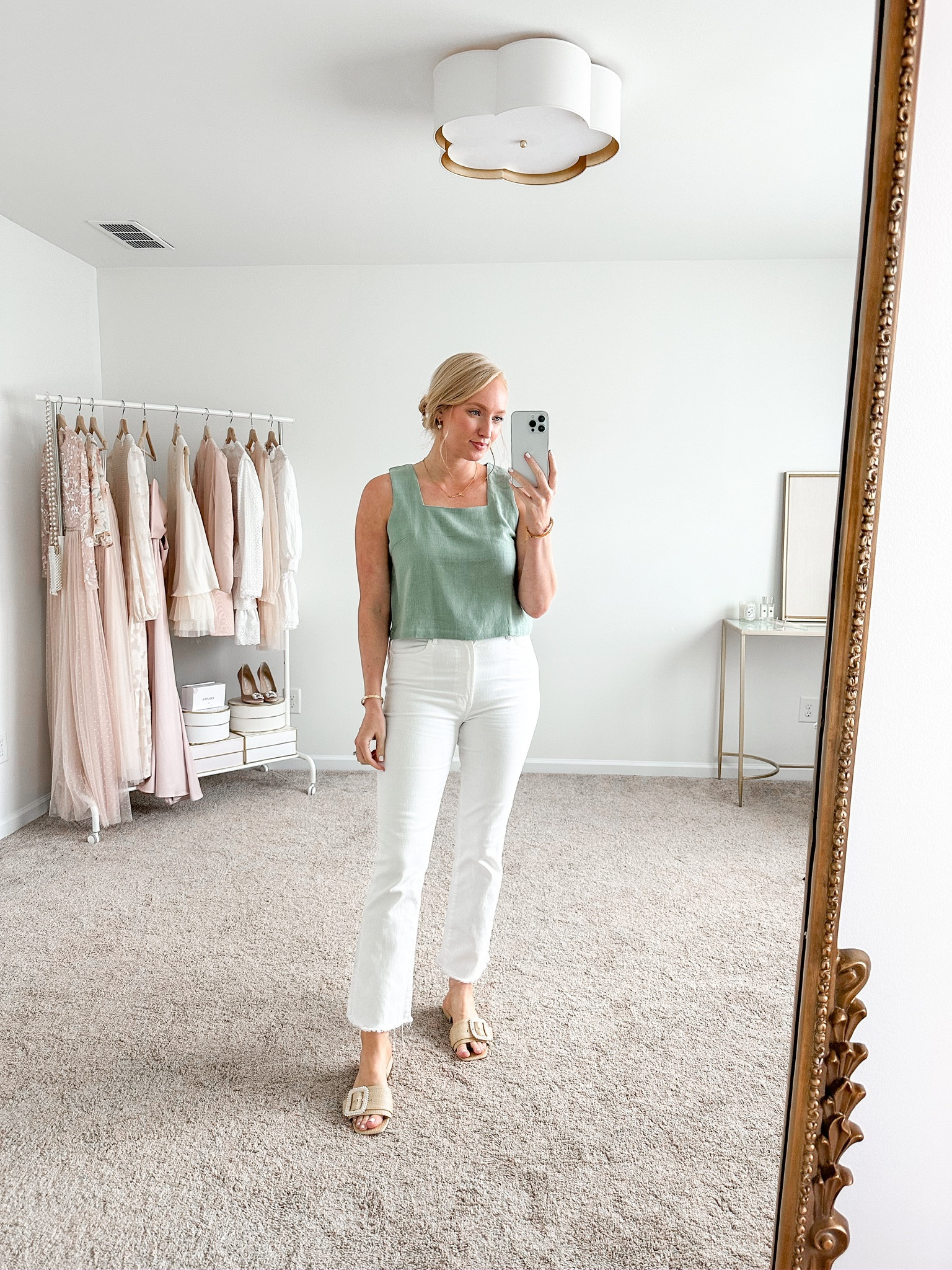 Pretty crop top and white denim for the perfect summer look. 

#LTKstyletip #LTKFind #LTKSeasonal