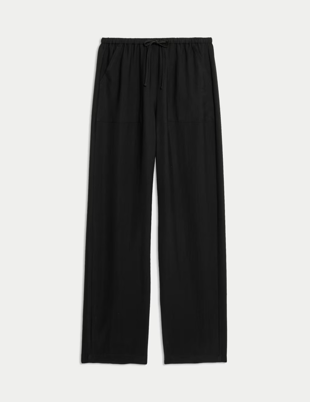 Lyocell Rich Straight Leg Trousers | Marks & Spencer (UK)