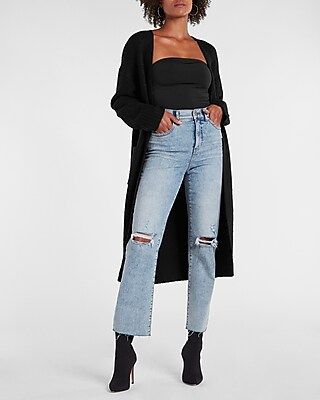 Cozy Thermal Stitch Duster Cardigan | Express