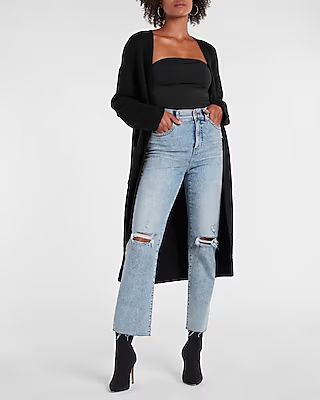 Cozy Thermal Stitch Duster Cardigan | Express